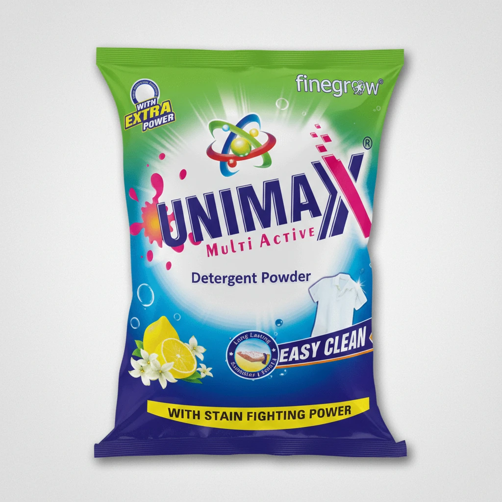Unimax Detergent Powder – Deep Clean & Freshness (500g Pack)